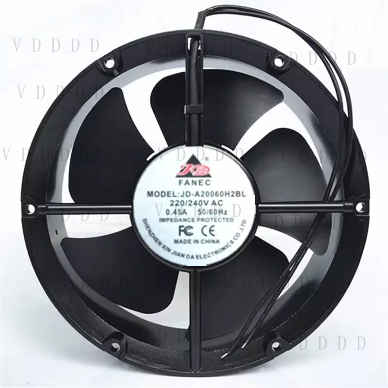 LL for 1PCS FANEC JD-A20060H2BL AC 220V-240V 0.45A 2-wire cooling fan
LL for 1PCS FANEC JD-A20060H2BL AC 220V-240V 0.45A 2-wire cooling fan