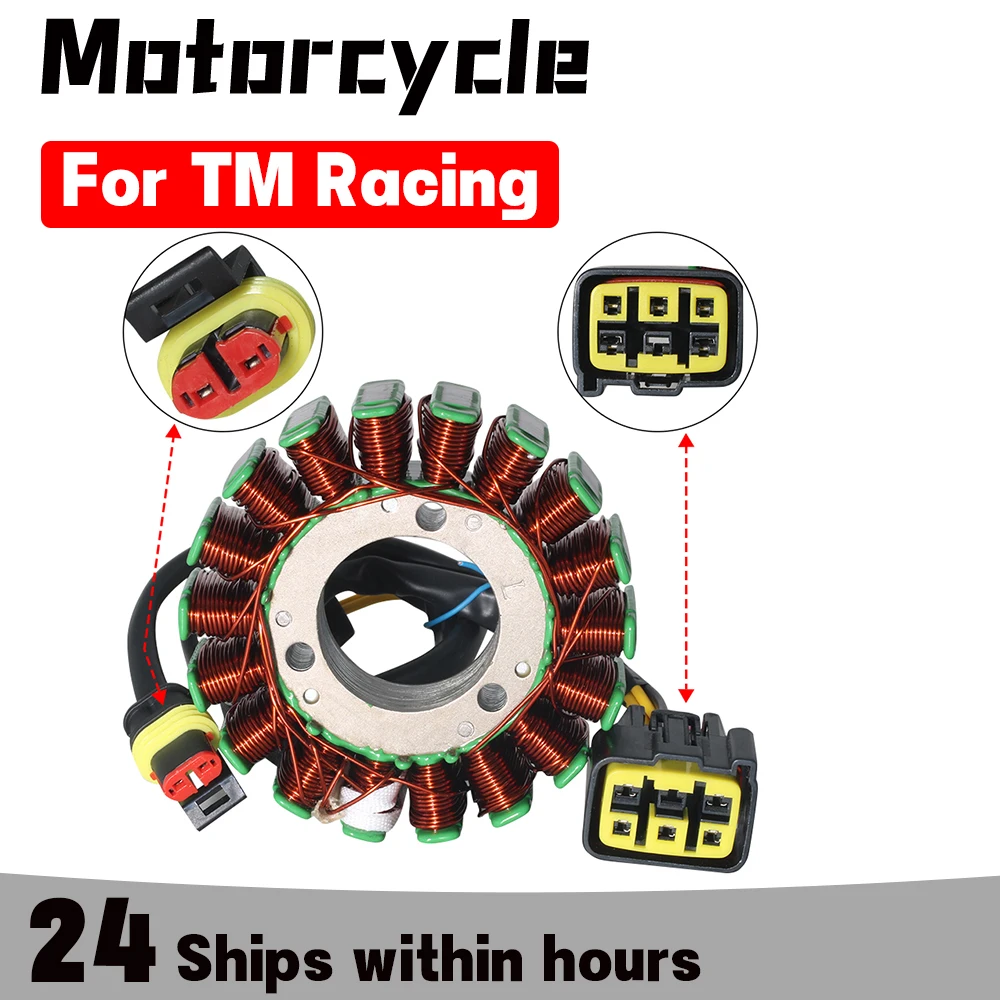 Motorcycle Ignition Generator Stator Coil For TM Racing EN250 2Temps EN300 MX250 MX300 KOK YS 9022 F15551 2019-2020
Motorcycle Ignition Generator Stator Coil For TM Racing EN250 2Temps EN300 MX250 MX300 KOK YS 9022 F15551 2019-2020