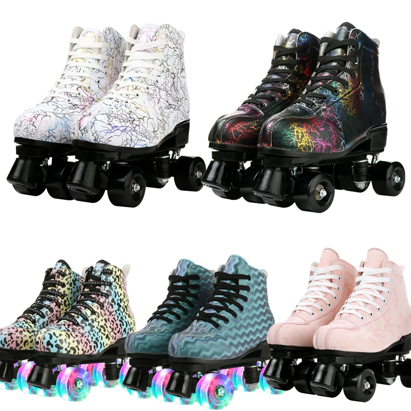 Graffiti Roller Skates Pu Leather Double Line Skates Women Men Adult Two Line Skate Shoes Patines With Four Colors Pu 4 Wheels
Graffiti Roller Skates Pu Leather Double Line Skates Women Men Adult Two Line Skate Shoes Patines With Four Colors Pu 4 Wheels