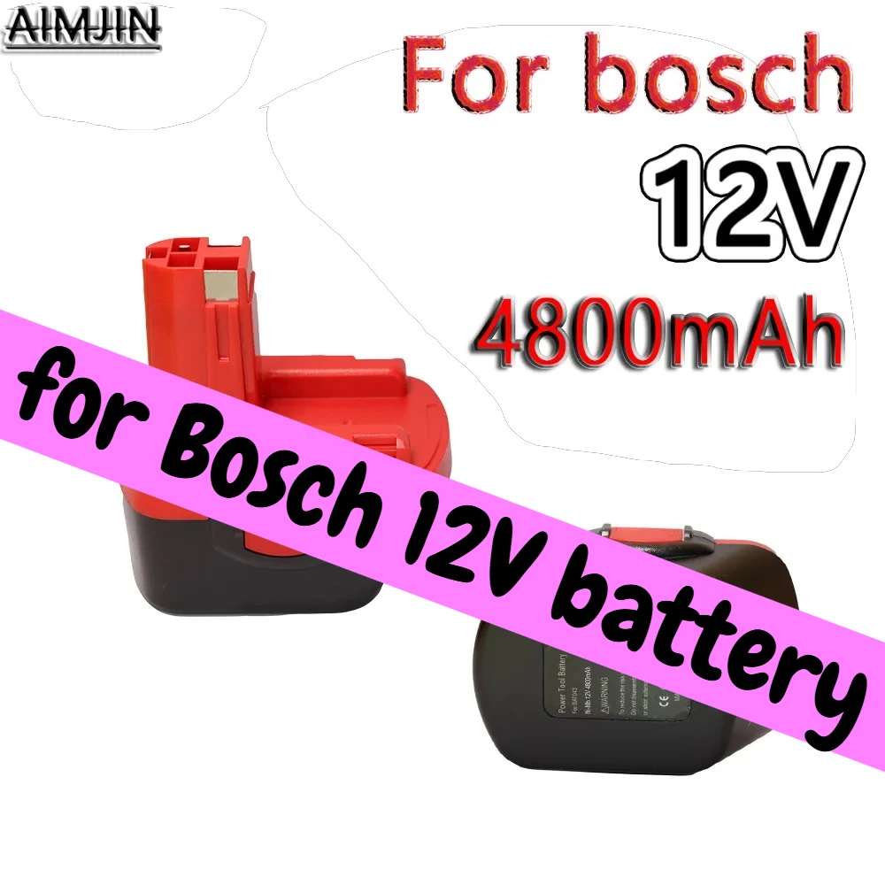 Rechargeable Battery for Bosch, 12V, BAT043, BAT045, BAT046, BAT049, BAT120, BAT139, 12 V 4.8AH, AHS, GSB, GSR, VE-2
Rechargeable Battery for Bosch, 12V, BAT043, BAT045, BAT046, BAT049, BAT120, BAT139, 12 V 4.8AH, AHS, GSB, GSR, VE-2