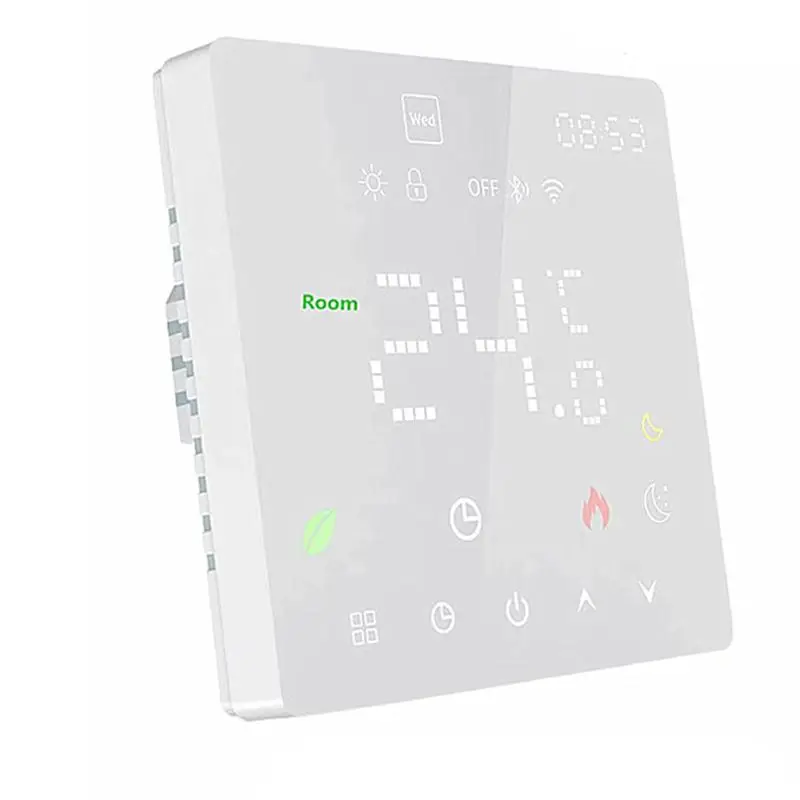 BOFO Tuya Wifi Smart Thermostat Electric Floor Heating TRV Water Gas Boiler Temperature Voice Remote Controller 3A Durable
BOFO Tuya Wifi Smart Thermostat Electric Floor Heating TRV Water Gas Boiler Temperature Voice Remote Controller 3A Durable