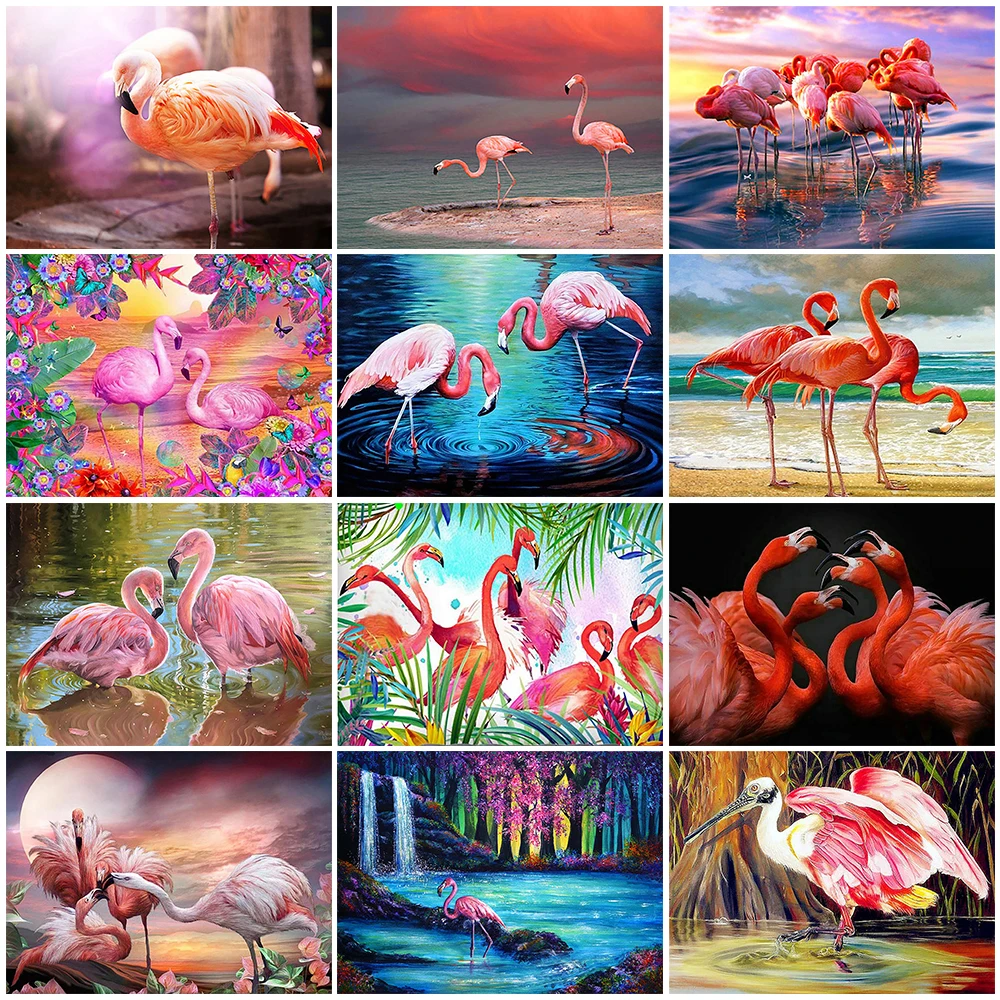 5D DIY Diamond Painting Flamingo Full Square Diamond Embroidery Animals Bird Cross Stitch Kit Handmade Art Home Decoration
5D DIY Diamond Painting Flamingo Full Square Diamond Embroidery Animals Bird Cross Stitch Kit Handmade Art Home Decoration