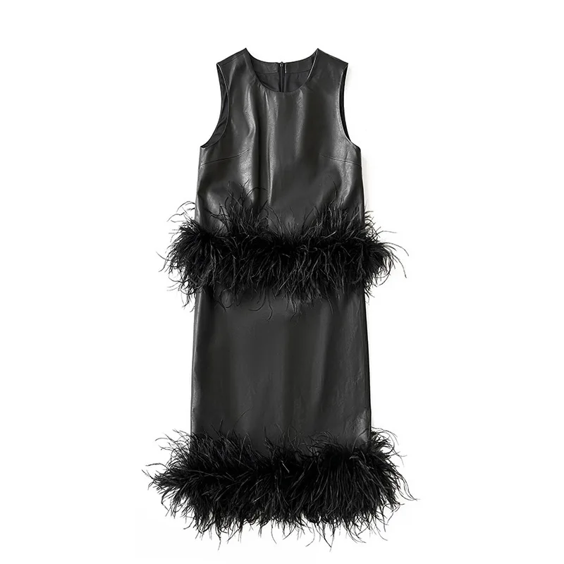 Women Leather Suit Autumn Winter New Real Hair Vest Skirt Sheepskin Suit
Women Leather Suit Autumn Winter New Real Hair Vest Skirt Sheepskin Suit
