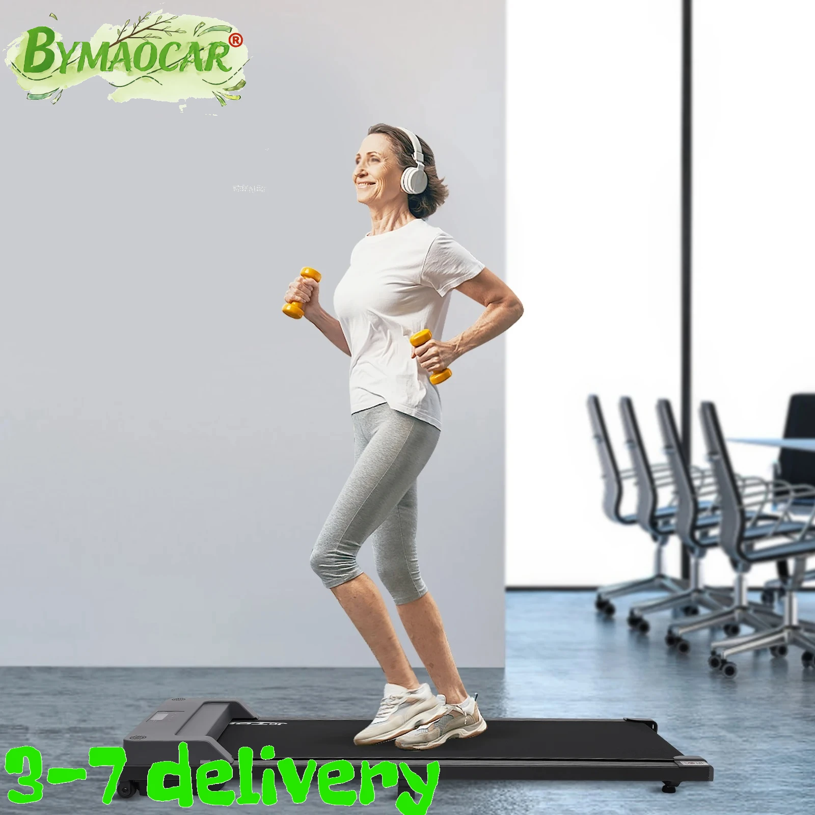Home Gym Equipment, 110V 0.6-1.0hp Remote Control LED Display Treadmill Walking Pad with Incline, 220.46lbs Electric Under Desk Treadmill, Sturdy Running Machine PVC ABS Steel, for Walking and Running
Home Gym Equipment, 110V 0.6-1.0hp Remote Control LED Display Treadmill Walking Pad with Incline, 220.46lbs Electric Under Desk Treadmill, Sturdy Running Machine PVC ABS Steel, for Walking and Running
