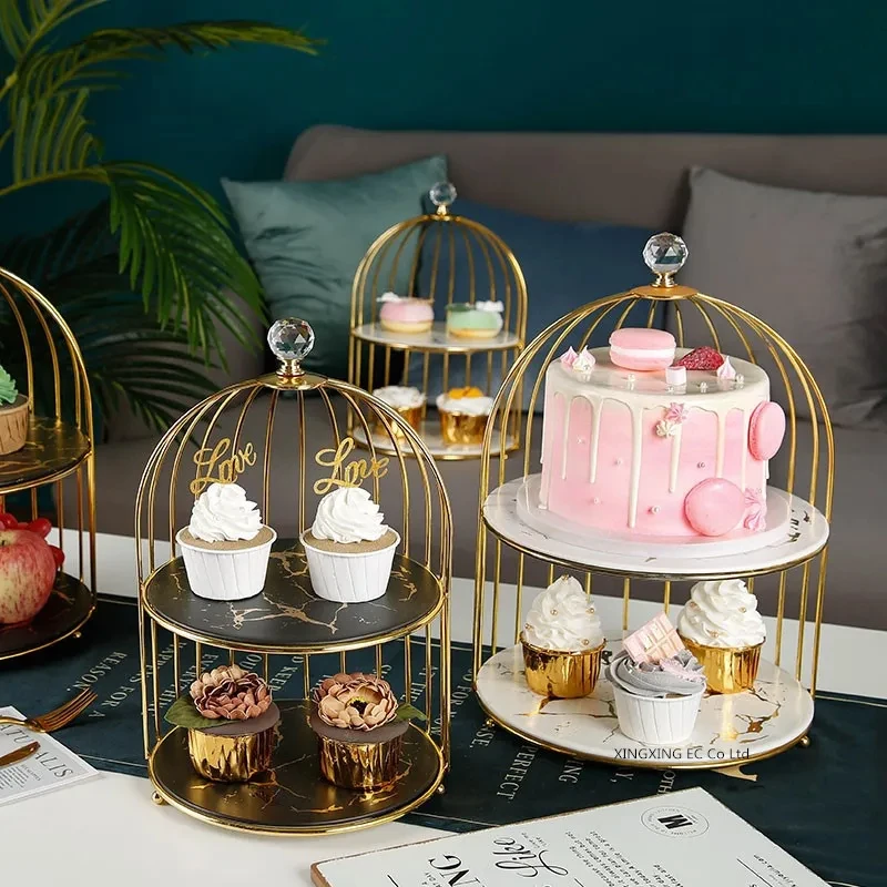Fashion Modern Cake Stand Fruit Display Plate Bird Cage Shape Wrought Iron Golden Beaded Dessert Party Decor Cake Stand Dropship
Fashion Modern Cake Stand Fruit Display Plate Bird Cage Shape Wrought Iron Golden Beaded Dessert Party Decor Cake Stand Dropship
