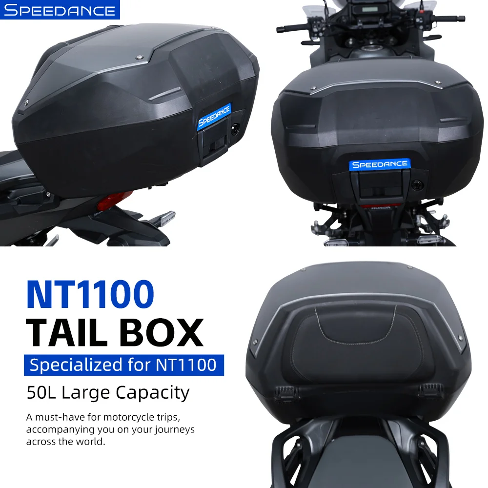 Quick Release for Honda NT1100 Motorcycle Box, Waterproof Rear Storage Luggage, Top Case & Top Koffer Tail Box
Quick Release for Honda NT1100 Motorcycle Box, Waterproof Rear Storage Luggage, Top Case & Top Koffer Tail Box