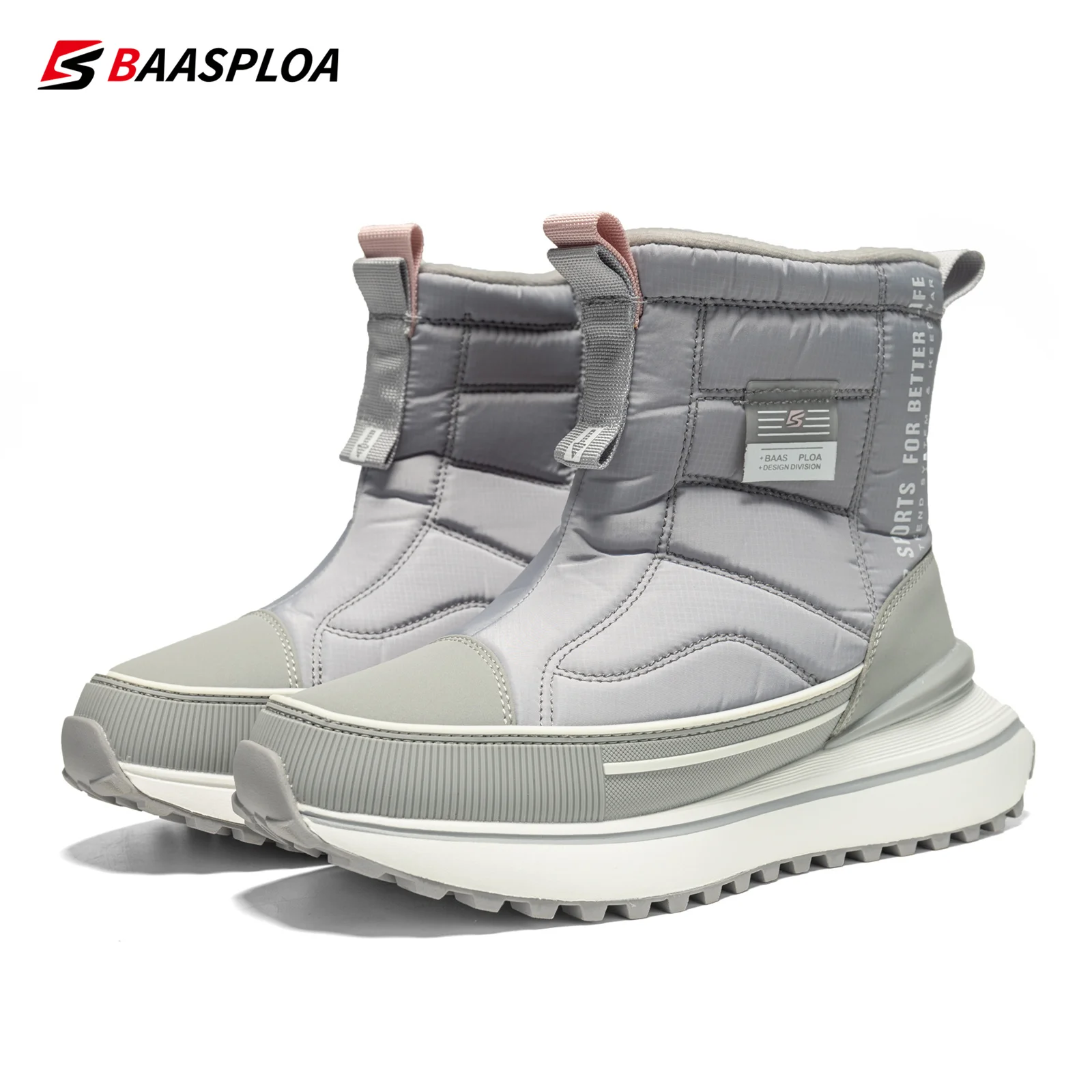 Baasploa Women Boots Winter Fashion Thick Plush Warm Waterproof Snow Boots Female Casual Non-slip Wear-resistant Walking Shoes
Baasploa Women Boots Winter Fashion Thick Plush Warm Waterproof Snow Boots Female Casual Non-slip Wear-resistant Walking Shoes