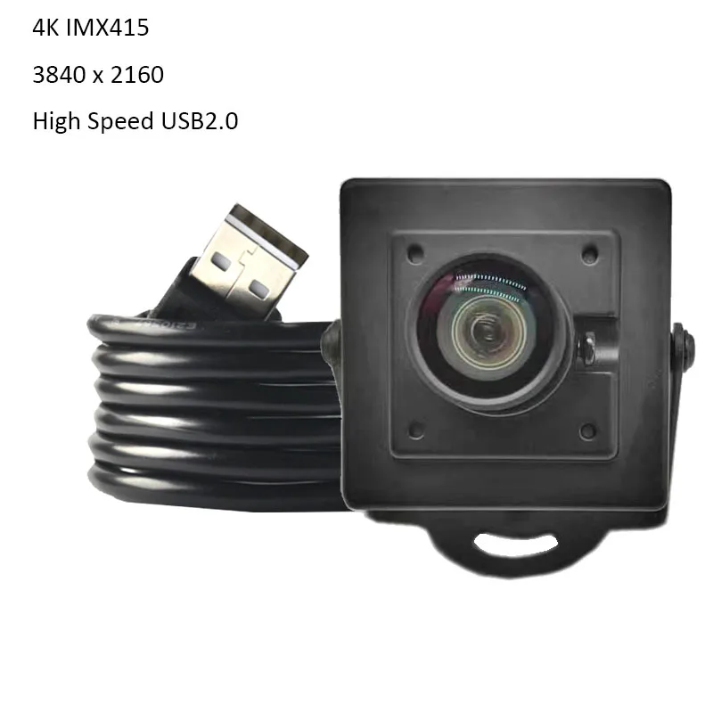 3840 x 2160 4K HD IMX415 USB Camera FF 100 Degree With Digital Mic 8MP Webcam With Case for Intelligent Terminal Equipment
3840 x 2160 4K HD IMX415 USB Camera FF 100 Degree With Digital Mic 8MP Webcam With Case for Intelligent Terminal Equipment
