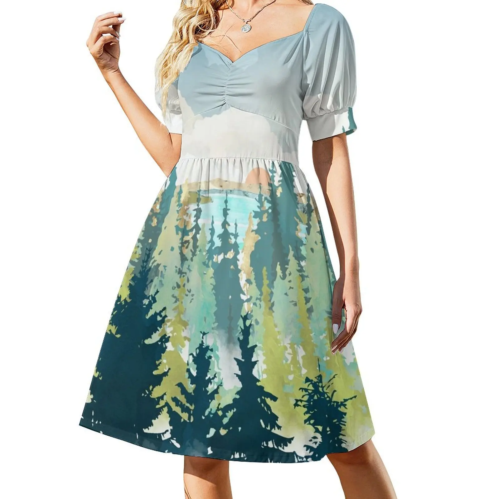 Summer View Short-Sleeved Dress dress for women women dresses luxury evening dresses for women 2025 Women's summer dress
Summer View Short-Sleeved Dress dress for women women dresses luxury evening dresses for women 2025 Women's summer dress