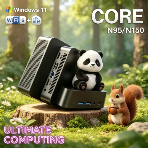 Euphoric 2026 Windows 11 Pro Core N95/N150 Mini PC 16GB RAM 1/2TB M.2 SSD WIFI6 BT5.2 4K 60Hz HD Abstruse Mini Gaming Pc Dynamic
Euphoric 2026 Windows 11 Pro Core N95/N150 Mini PC 16GB RAM 1/2TB M.2 SSD WIFI6 BT5.2 4K 60Hz HD Abstruse Mini Gaming Pc Dynamic