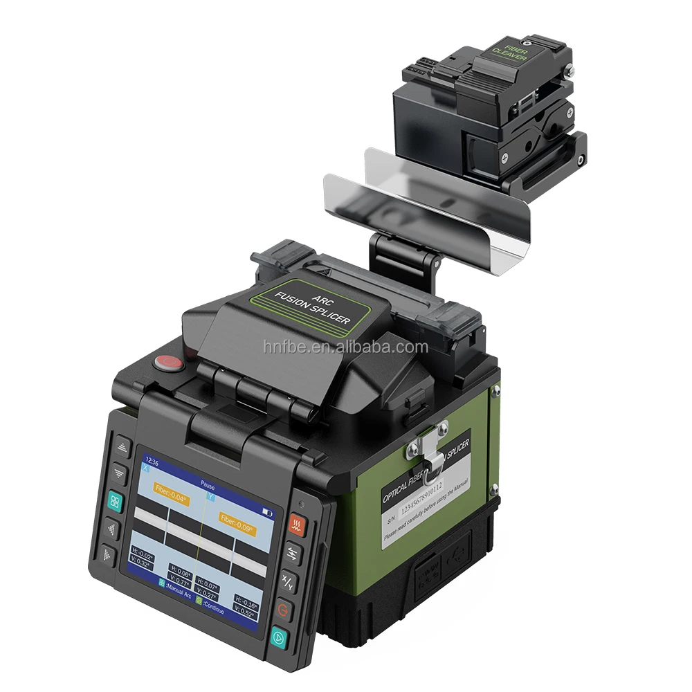 DHL UPS FedEx Brand New Komshine EX39 Mini Fiber FTTX Fusion Splicer Portable 0.01dB Active Clad Alignment Fiber Optic Welder
DHL UPS FedEx Brand New Komshine EX39 Mini Fiber FTTX Fusion Splicer Portable 0.01dB Active Clad Alignment Fiber Optic Welder