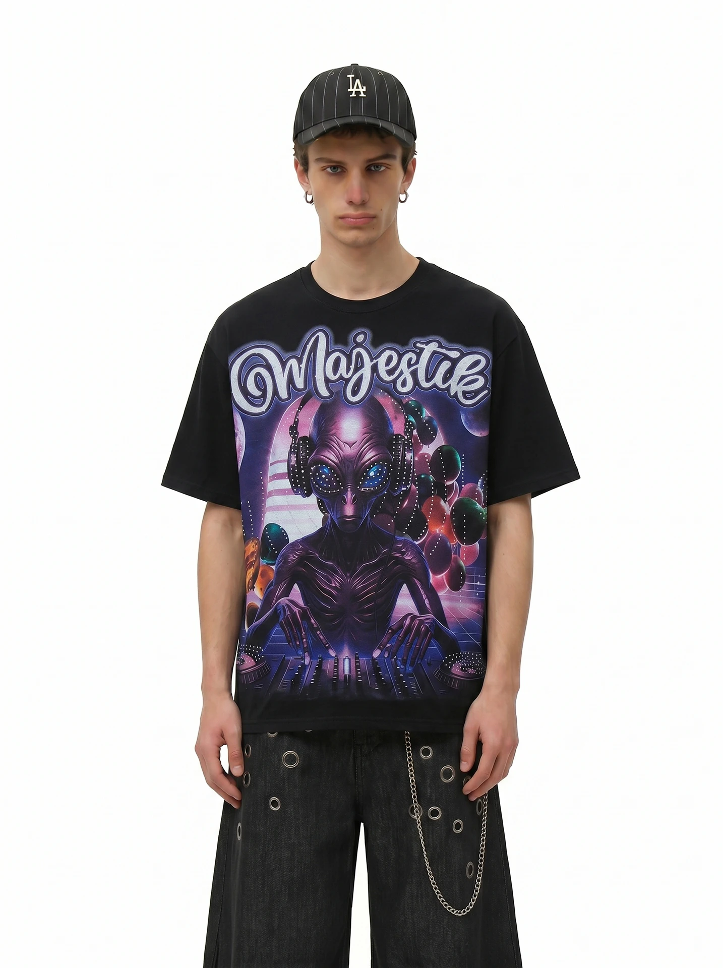 BETEBULE American High Street Printed Rhinestone Short Sleeve Men's T-shirt Summer Loose Top Design Sensation Trendy Brand
BETEBULE American High Street Printed Rhinestone Short Sleeve Men's T-shirt Summer Loose Top Design Sensation Trendy Brand