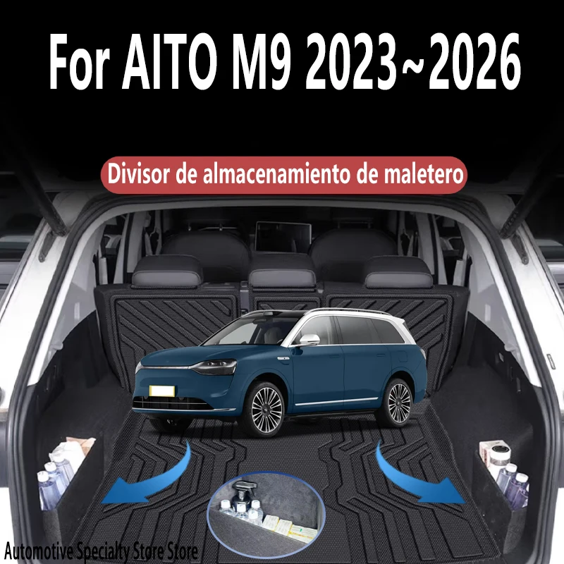 For AITO M9 2023~2026 25 Multifunction Trunk Storage Partition Thickening Storage Auto Interior Parts Organizer Car Accessories
For AITO M9 2023~2026 25 Multifunction Trunk Storage Partition Thickening Storage Auto Interior Parts Organizer Car Accessories