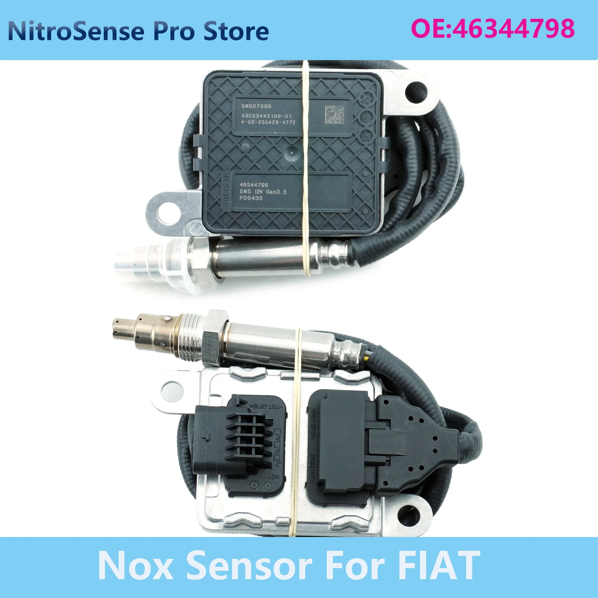 46344798 SNS0768B Nitrogen Oxide Sensor For Jeep Renegade 2.0 Compass Fiat 500L 500X Tipo Qubo 1.3 1.6 MultiJet Nox Sensor
46344798 SNS0768B Nitrogen Oxide Sensor For Jeep Renegade 2.0 Compass Fiat 500L 500X Tipo Qubo 1.3 1.6 MultiJet Nox Sensor