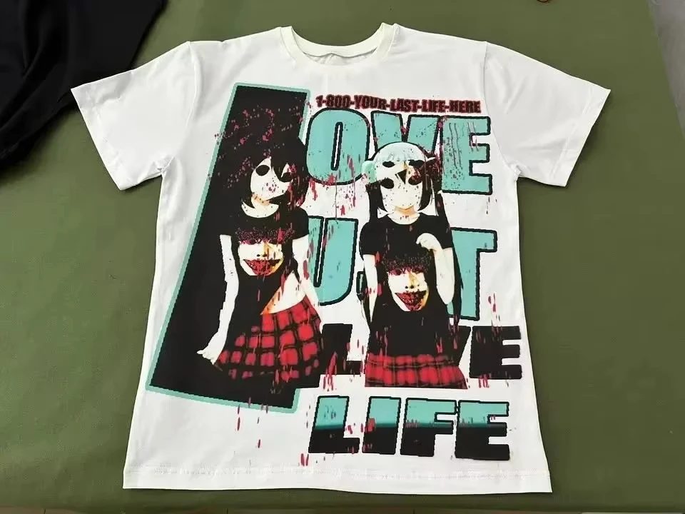 Harajuku Letter Готические графические футболки Y2k Топы Мужчины Женщины High Street Негабаритная футболка Pro Choice Уличная одежда Винтажная одежда
Harajuku Letter Готические графические футболки Y2k Топы Мужчины Женщины High Street Негабаритная футболка Pro Choice Уличная одежда Винтажная одежда