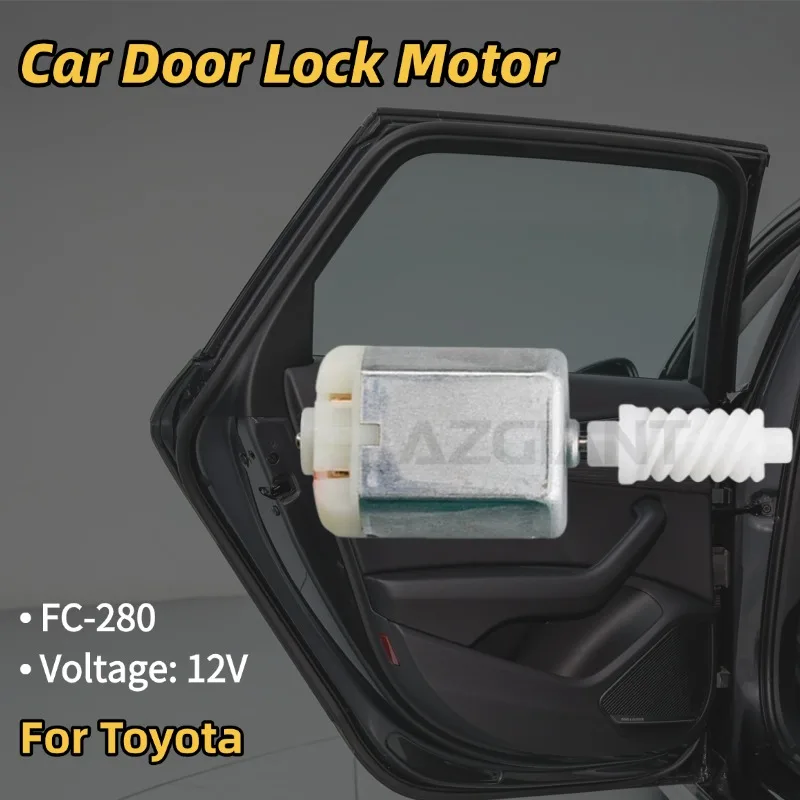 AZGIANT FC-280 Car Side Door Lock DC Motor Replacement High Power Locking Motor For 2006-2011 Toyota Vitz MK2 Accessories Auto
AZGIANT FC-280 Car Side Door Lock DC Motor Replacement High Power Locking Motor For 2006-2011 Toyota Vitz MK2 Accessories Auto