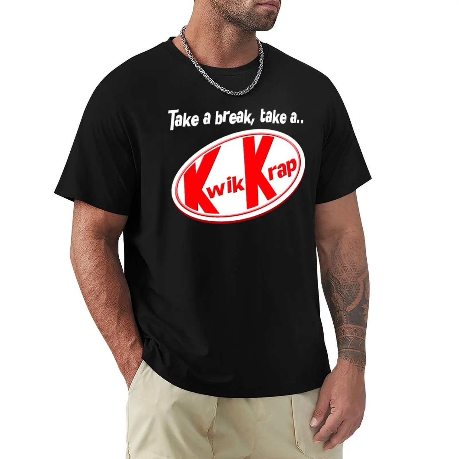 Take a break, take a kwik krap T-Shirt Breathable Mesh Panel T-Shirt
Take a break, take a kwik krap T-Shirt Breathable Mesh Panel T-Shirt
