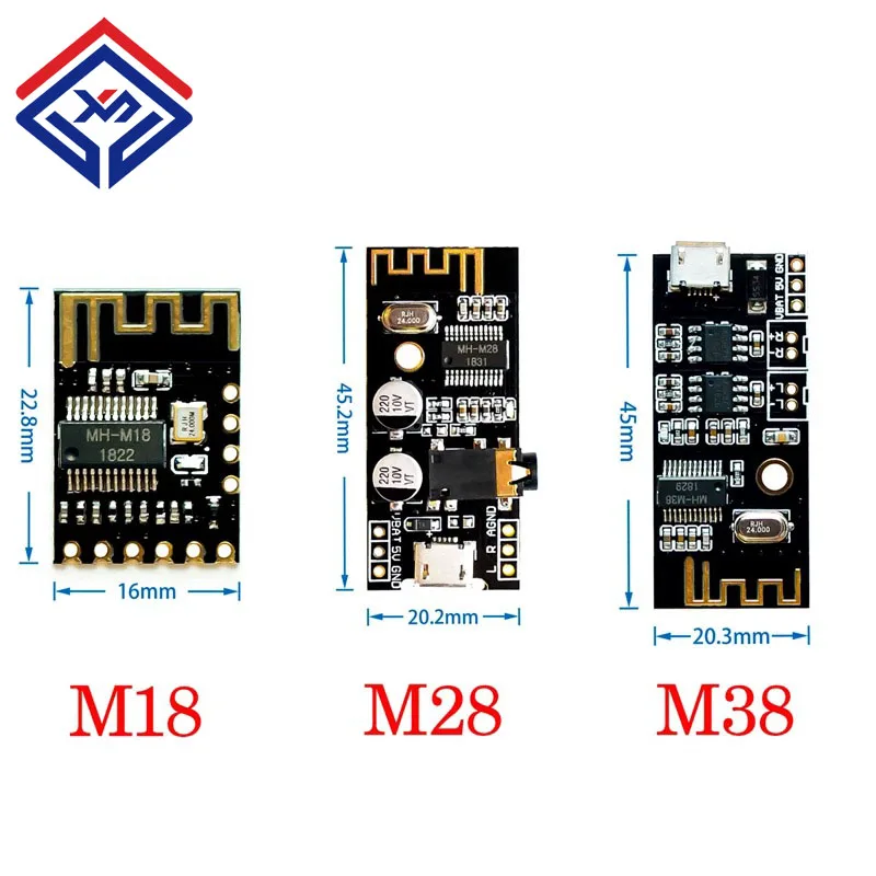 10Pcs MH-MX8 Wireless Bluetooth MH-M18 MH-M28 MH-M38 Audio Module 4.2 Stereo Lossless High Fidelity HIFI DIY Modification
10Pcs MH-MX8 Wireless Bluetooth MH-M18 MH-M28 MH-M38 Audio Module 4.2 Stereo Lossless High Fidelity HIFI DIY Modification