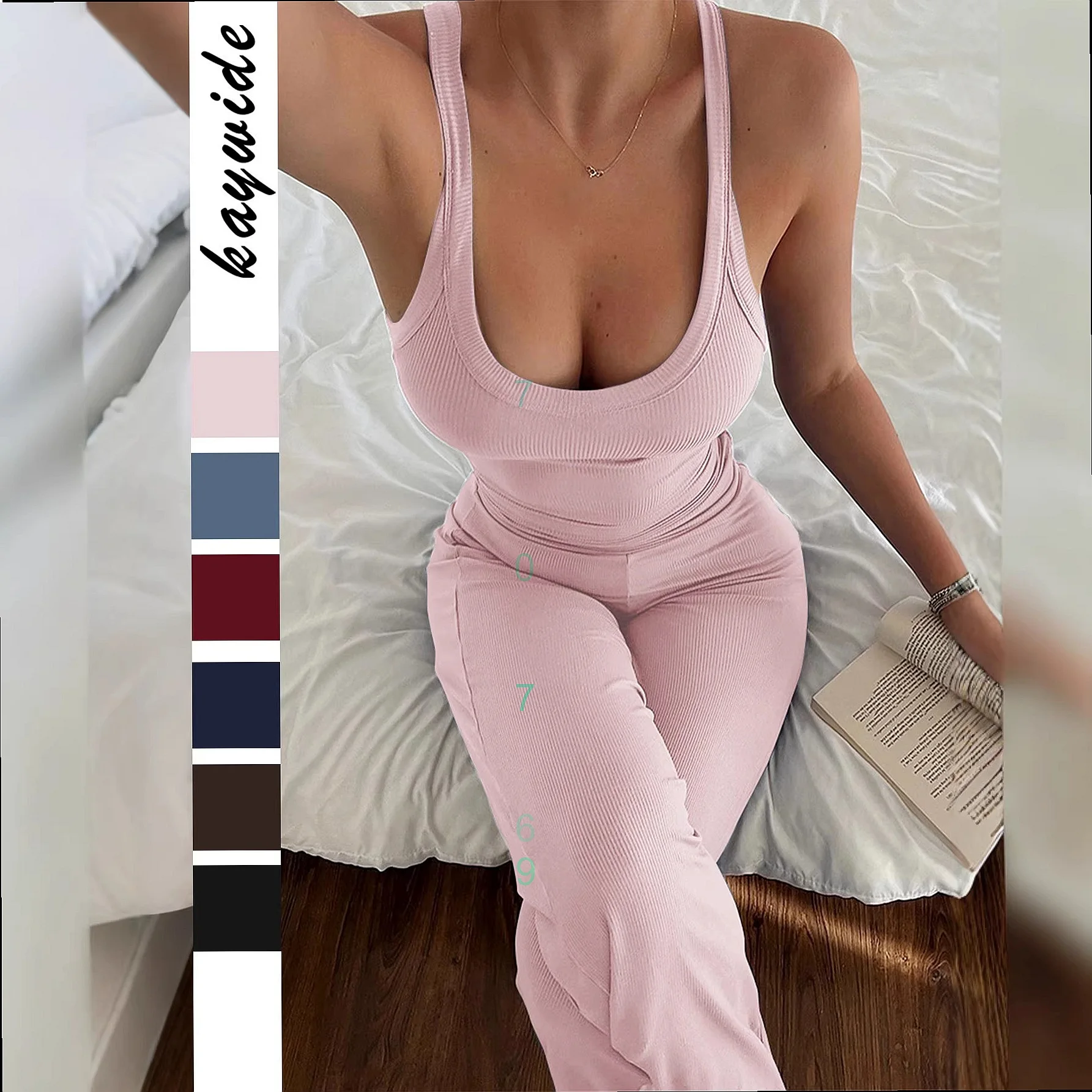 Women's Yoga Jumpsuit Set Overall Playsuit Sport Tank Top with Wide Leg Pants Spring Summer Matching Set
Women's Yoga Jumpsuit Set Overall Playsuit Sport Tank Top with Wide Leg Pants Spring Summer Matching Set