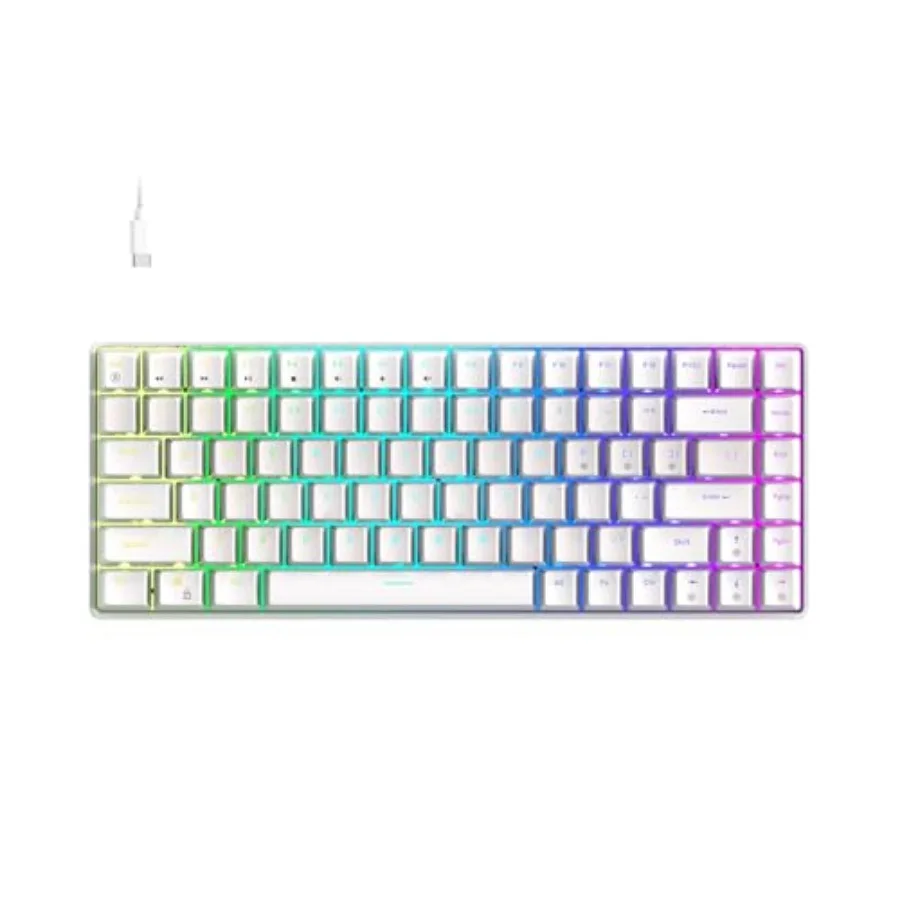 HKM-S93 Mechanical Gaming Keyboard, Compact 75% Layout Hot-Swappable Gaming Keyboard Blue Switch, RGB Backlit with Customizable
HKM-S93 Mechanical Gaming Keyboard, Compact 75% Layout Hot-Swappable Gaming Keyboard Blue Switch, RGB Backlit with Customizable