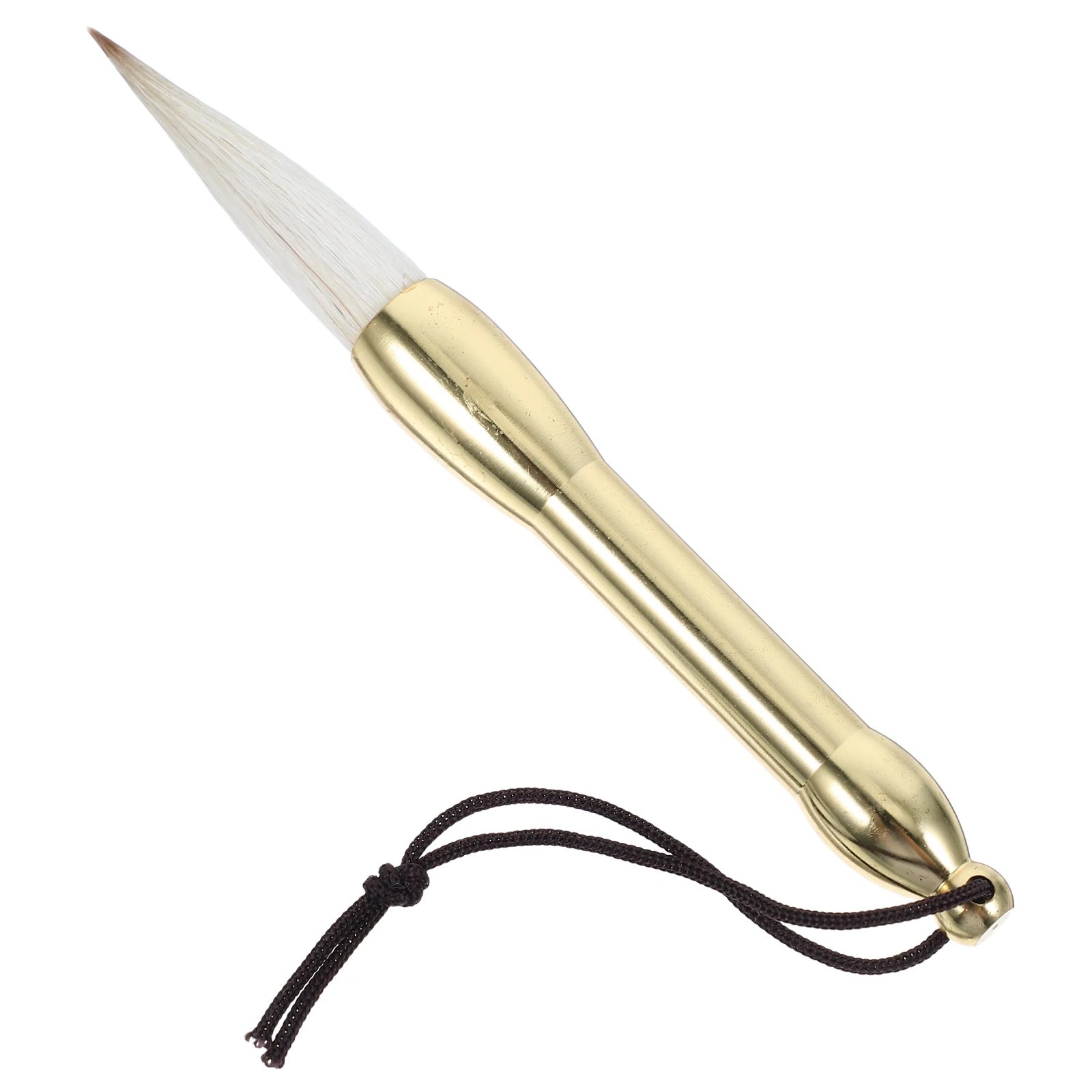 Mini Calligraphy Brush Copper Rod Small Writing Pen Golden Color Painting Watercolor Landscape Drawing Calligraphy Pens Chinese
Mini Calligraphy Brush Copper Rod Small Writing Pen Golden Color Painting Watercolor Landscape Drawing Calligraphy Pens Chinese