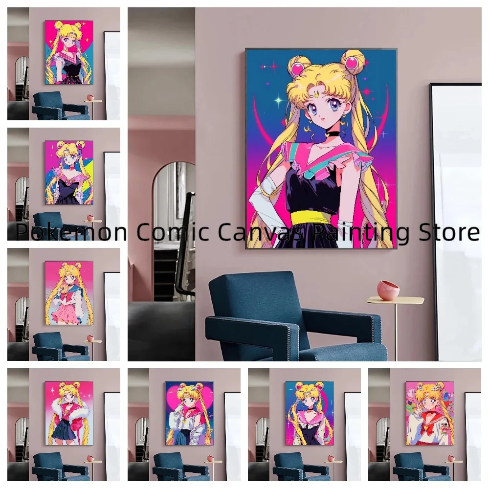 Japan Surrounding Animation Sailor Moon Wall Stickers and Art Posters for Room Bedroom Decoration Pictures Children's Gift
Japan Surrounding Animation Sailor Moon Wall Stickers and Art Posters for Room Bedroom Decoration Pictures Children's Gift