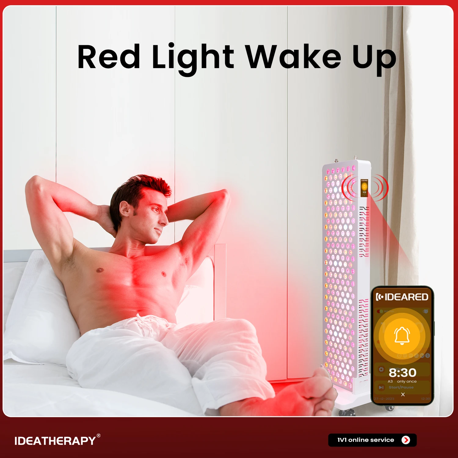 Хит продаж: IDEATHERAPY RLPRO300 – Панель для светотерапии с 9 длинами волн, индивидуальным управлением через приложение, светодиодная панель красного света для домашнего использования.
Хит продаж: IDEATHERAPY RLPRO300 – Панель для светотерапии с 9 длинами волн, индивидуальным управлением через приложение, светодиодная панель красного света для домашнего использования.