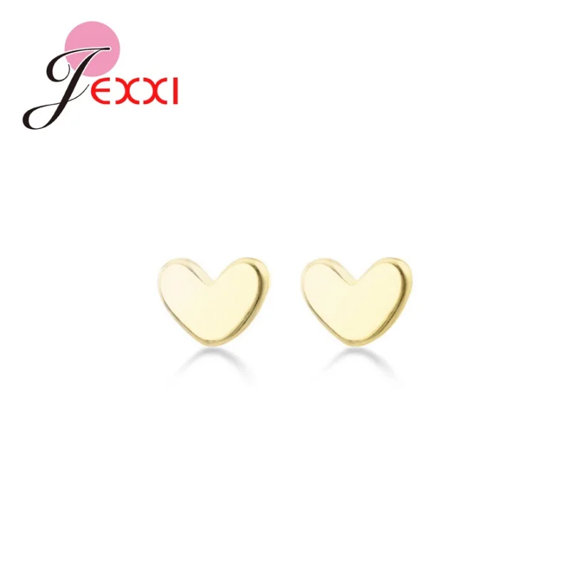 Модные минималистичные настоящие 100% стерлингового серебра 925 пробы, мини-серьги-гвоздики с сердечками для женщин, студентов, подростков, ювелирные изделия, подарок
Модные минималистичные настоящие 100% стерлингового серебра 925 пробы, мини-серьги-гвоздики с сердечками для женщин, студентов, подростков, ювелирные изделия, подарок