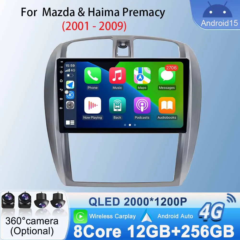 No 2din Android 15 for Mazda & Haima Premacy 2001-2009 GPS Navigation Touch screen Car Radio Multimedia Video WIFI Stereo Player
No 2din Android 15 for Mazda & Haima Premacy 2001-2009 GPS Navigation Touch screen Car Radio Multimedia Video WIFI Stereo Player