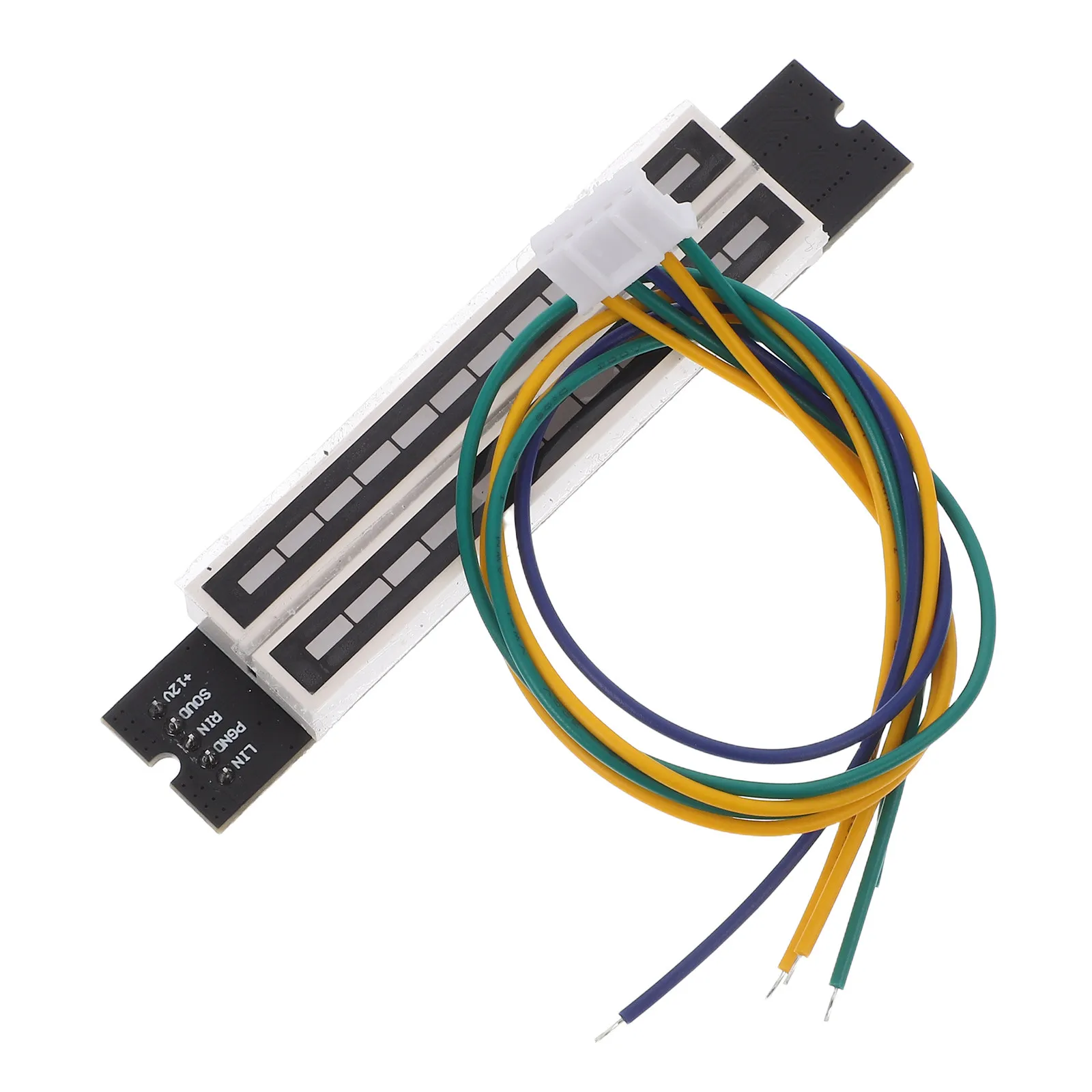 Комплект из 2-х 12-битных светодиодных музыкальных индикаторов уровня звука классического цвета для домашней аудиосистемы
Комплект из 2-х 12-битных светодиодных музыкальных индикаторов уровня звука классического цвета для домашней аудиосистемы