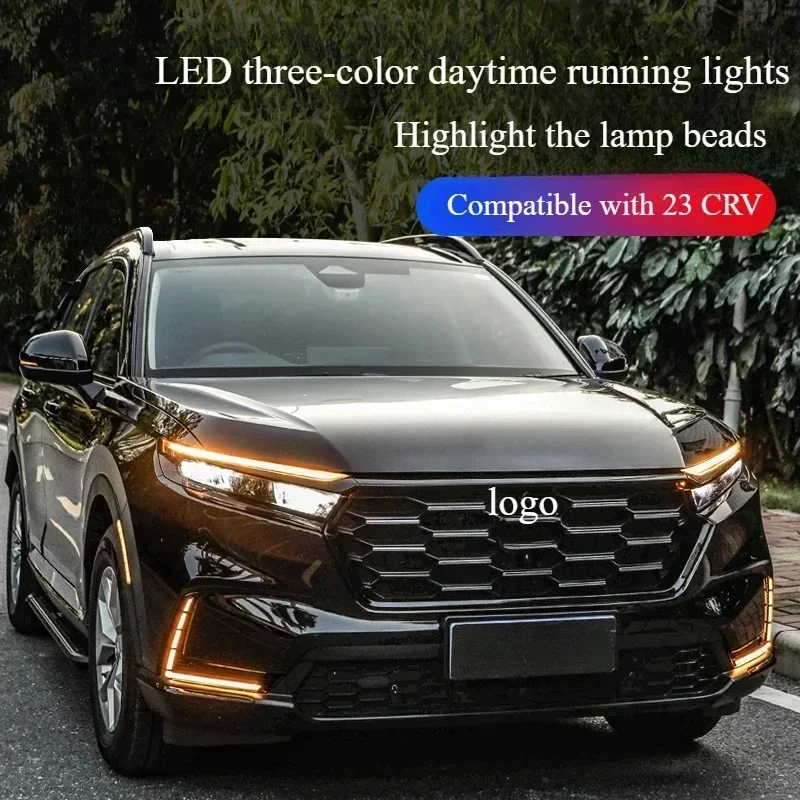 For Honda CRV CR-V 2023-2025 Daytime Running Lights, High Fog Lamp Assembly, 3 Colors LED Steering Flow Lamp Modification
For Honda CRV CR-V 2023-2025 Daytime Running Lights, High Fog Lamp Assembly, 3 Colors LED Steering Flow Lamp Modification