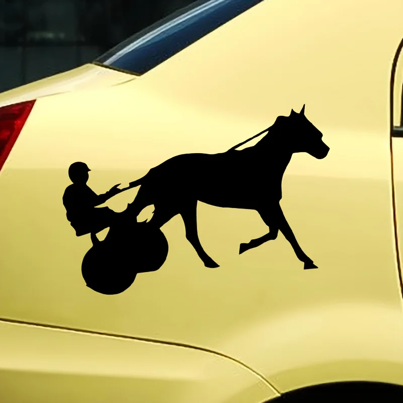 1pc Tractor Pony Racing Cartoon Horse and Rider Car Stickers And Decals For Car Window Decor Car Wrap Vinyl Film Automobiles
1pc Tractor Pony Racing Cartoon Horse and Rider Car Stickers And Decals For Car Window Decor Car Wrap Vinyl Film Automobiles