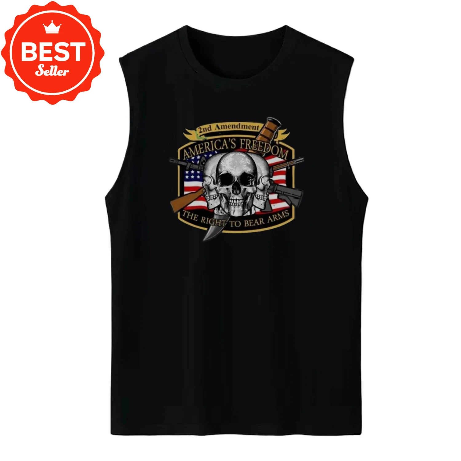 America's Freedom, The Right To Bear Arms 2nd Amendment Tanktop 100% Cotton O-Neck Summer Casual Mens Vests Sleeveless T-shirt
America's Freedom, The Right To Bear Arms 2nd Amendment Tanktop 100% Cotton O-Neck Summer Casual Mens Vests Sleeveless T-shirt