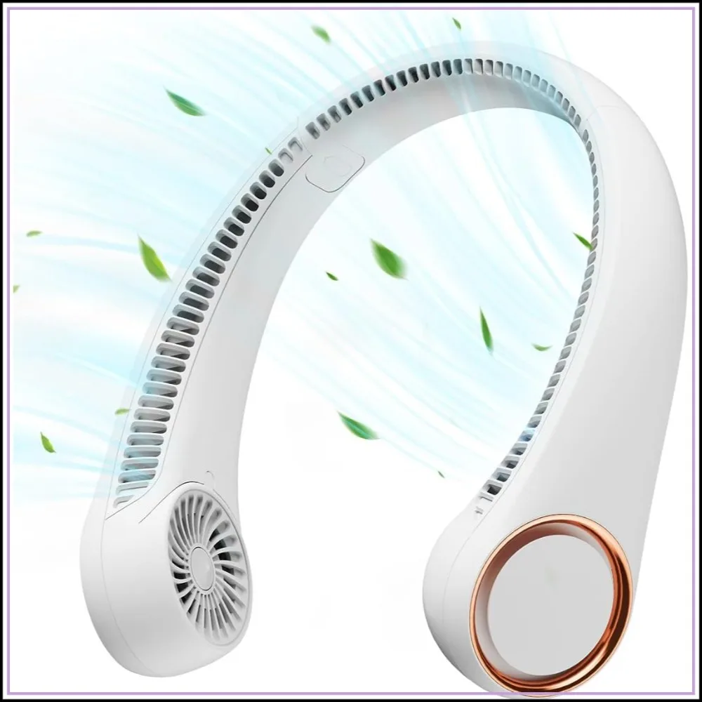Portable Neck Fan Rechargeable, Hands-Free 360° Cooling, 23.5hrs Runtime, Quiet Wearable Fan for Summer Outdoor Travel, Gifts for Women Men, White
Portable Neck Fan Rechargeable, Hands-Free 360° Cooling, 23.5hrs Runtime, Quiet Wearable Fan for Summer Outdoor Travel, Gifts for Women Men, White