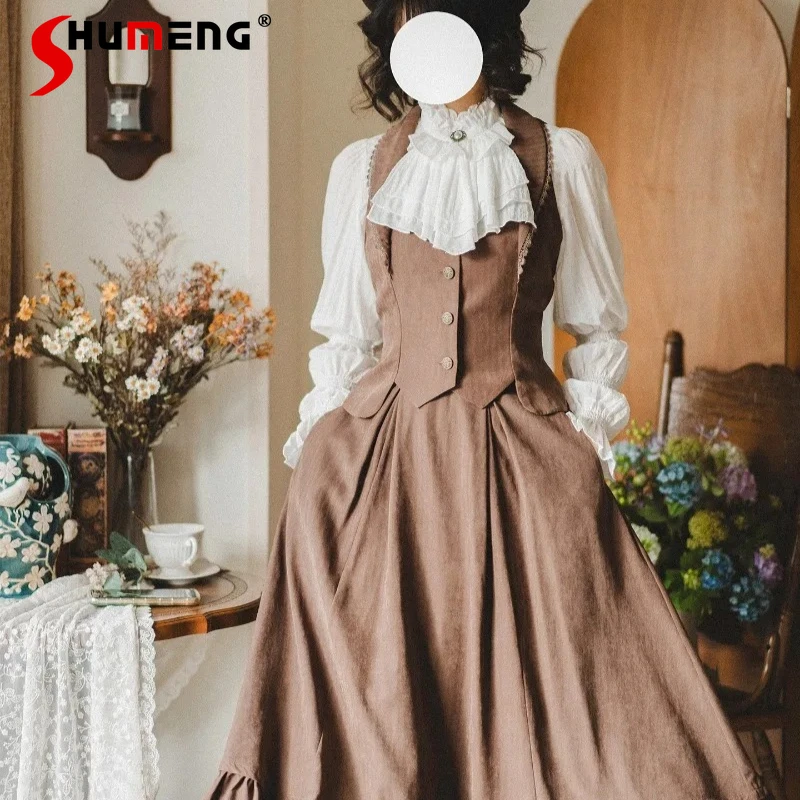 Classic Elegant Retro Long Sleeves Textured Shirt 2026 Autumn Daily Wear Y2k Top Blusas Japanese Sweet Temperament Lolita Blouse
Classic Elegant Retro Long Sleeves Textured Shirt 2026 Autumn Daily Wear Y2k Top Blusas Japanese Sweet Temperament Lolita Blouse