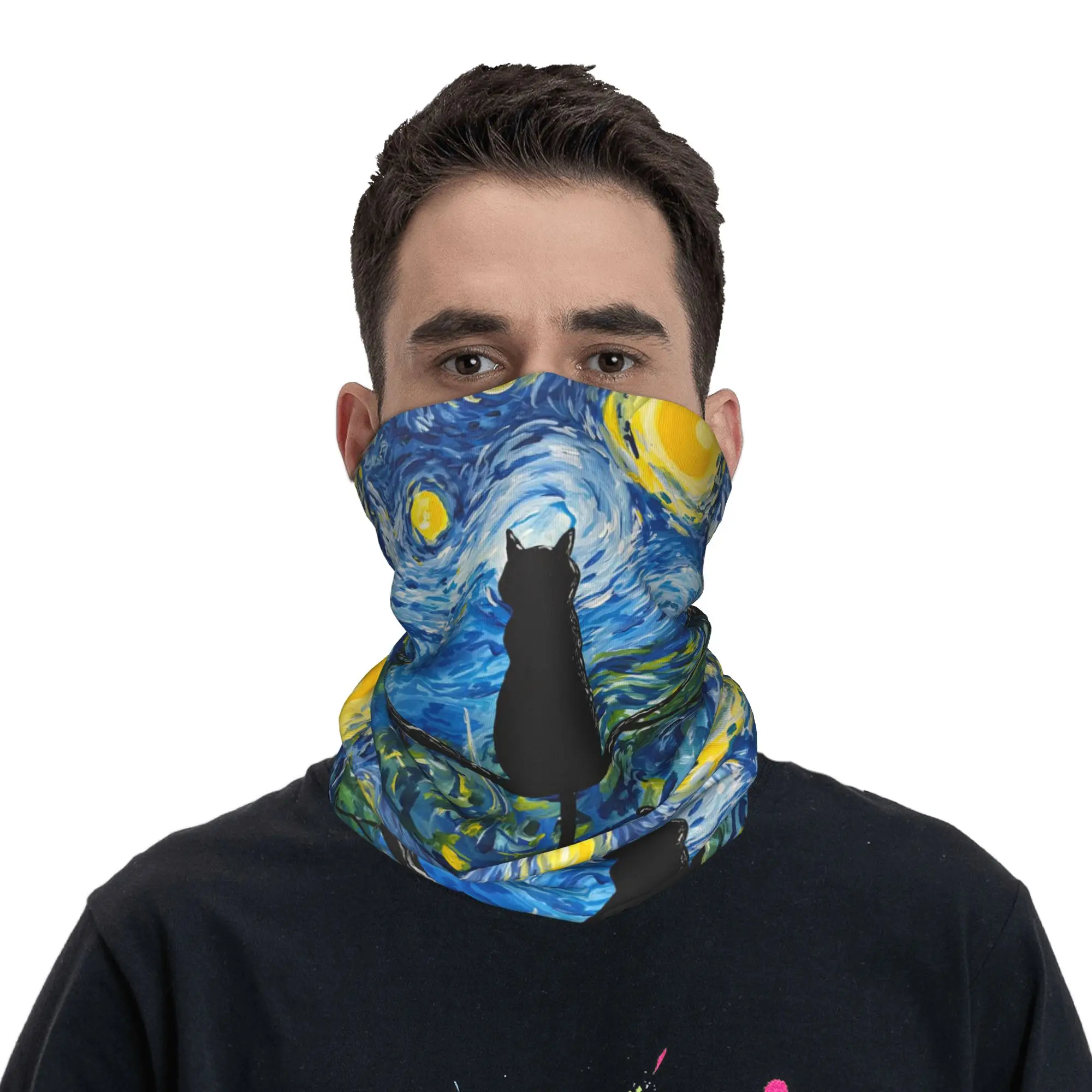 Van Gogh Starry Night Cat Design Bandana Neck Cover Printed Magic Scarf Face Mask Outdoor Sports Unisex Adult Breathable
Van Gogh Starry Night Cat Design Bandana Neck Cover Printed Magic Scarf Face Mask Outdoor Sports Unisex Adult Breathable