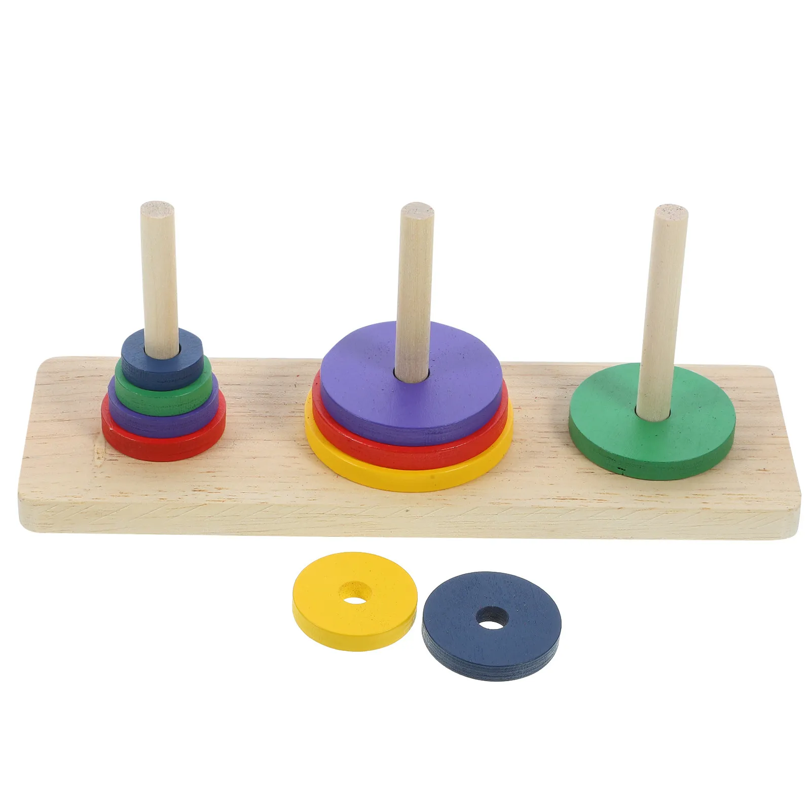 1Set Wooden Colorful Hanoi Tower Brain Puzzle Intellectual Logic Board Game Relaxing for Adults Kids
1Set Wooden Colorful Hanoi Tower Brain Puzzle Intellectual Logic Board Game Relaxing for Adults Kids