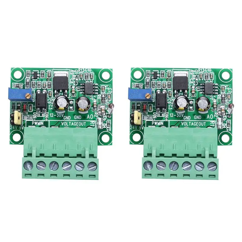 2X 0-5V/ 0-10V To 0-100% Analog Input Voltage To PWM Signal Converter Module PLC AD-AT64
2X 0-5V/ 0-10V To 0-100% Analog Input Voltage To PWM Signal Converter Module PLC AD-AT64