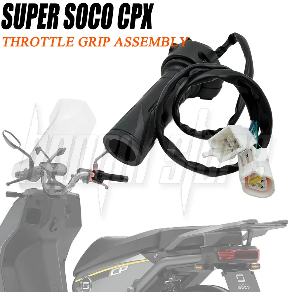 New FOR Super Soco CPX Electric Motorcycle Original Rotary Handle Combination Switch Buttons Throttle switch assembly
New FOR Super Soco CPX Electric Motorcycle Original Rotary Handle Combination Switch Buttons Throttle switch assembly