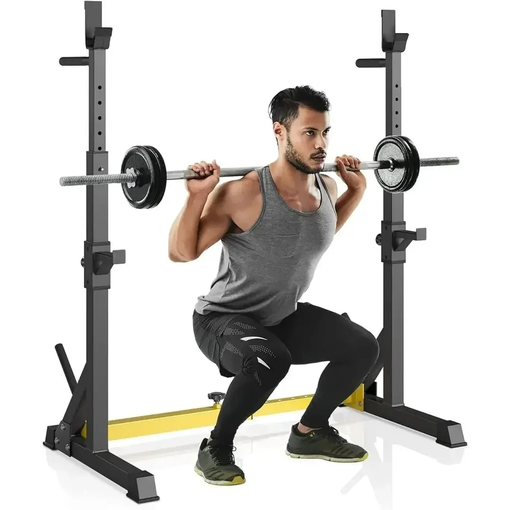570lbs Capacity Home Gym with Storage, Squat Stand, Bench Press Rack, Bar Rack, Adjustable Dumbbell Rack for Strength Training a
570lbs Capacity Home Gym with Storage, Squat Stand, Bench Press Rack, Bar Rack, Adjustable Dumbbell Rack for Strength Training a