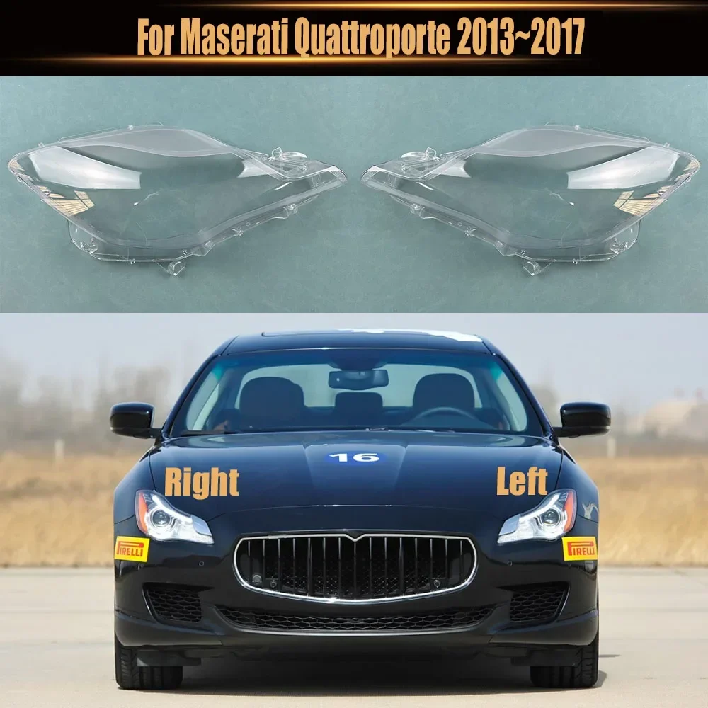For Maserati Quattroporte 2013~2017 Headlight Shade Transparent Lampshade Lens Headlamp Cover Lamp Shell Plexiglass Black Edge
For Maserati Quattroporte 2013~2017 Headlight Shade Transparent Lampshade Lens Headlamp Cover Lamp Shell Plexiglass Black Edge