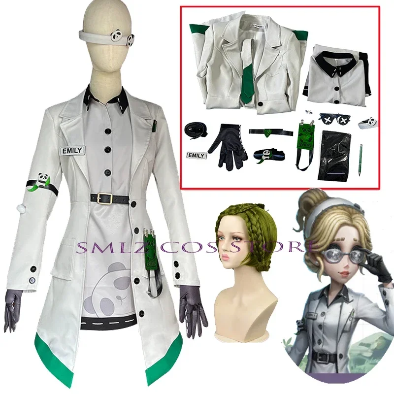 Emily Dyer Cosplay Anime Identity V Costume Uniforms Doctor Emily Coat Dress Wig Set Halloween Carnival Party Outfit for Women
Emily Dyer Cosplay Anime Identity V Costume Uniforms Doctor Emily Coat Dress Wig Set Halloween Carnival Party Outfit for Women