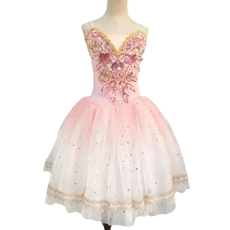 Kids Romantic Sequin Ballet Tutu Skirts Girls Ballerina Dress Children's Princess Dance Performance Clothing Practice Dress
Kids Romantic Sequin Ballet Tutu Skirts Girls Ballerina Dress Children's Princess Dance Performance Clothing Practice Dress