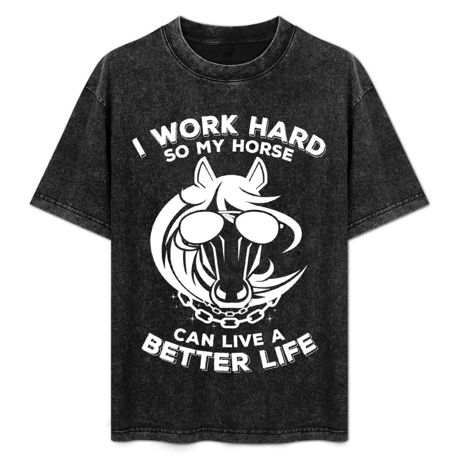 Funny horse with bling - I work hard so my horse can live a better life T-Shirt Big Size Daily Wear T-Shirt
Funny horse with bling - I work hard so my horse can live a better life T-Shirt Big Size Daily Wear T-Shirt