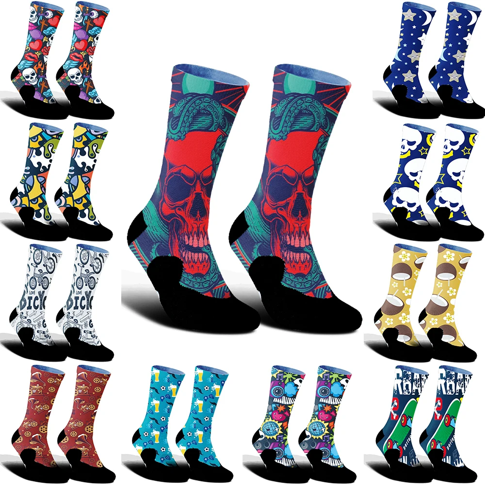 2025 New Highway bike sockscomfortable anti slip sports bike socks Skull Magic Book print Cycling socks
2025 New Highway bike sockscomfortable anti slip sports bike socks Skull Magic Book print Cycling socks