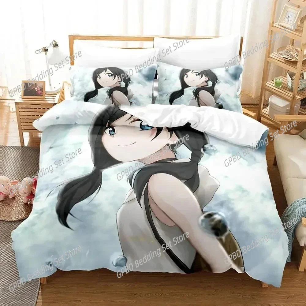 Anime Weathering with You Bedding Set Duvet Cover Bed Set Quilt Cover Pillowcase Comforter king Queen Size Boys Adult Bedding
Anime Weathering with You Bedding Set Duvet Cover Bed Set Quilt Cover Pillowcase Comforter king Queen Size Boys Adult Bedding