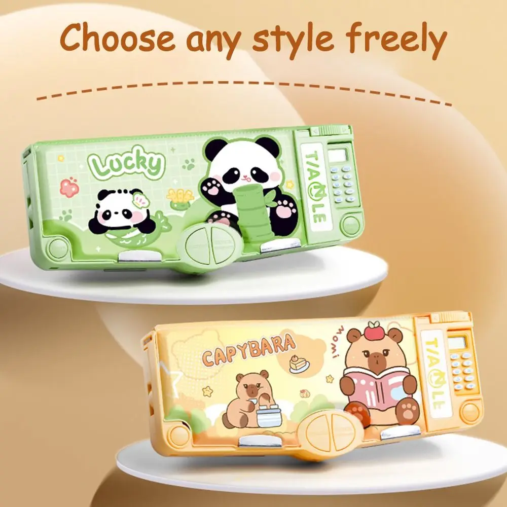 New Multifunctional Capibara Pencil Case Large Capacity with Password Lock Stationery Box Double Layer Pen Boxes Students
New Multifunctional Capibara Pencil Case Large Capacity with Password Lock Stationery Box Double Layer Pen Boxes Students