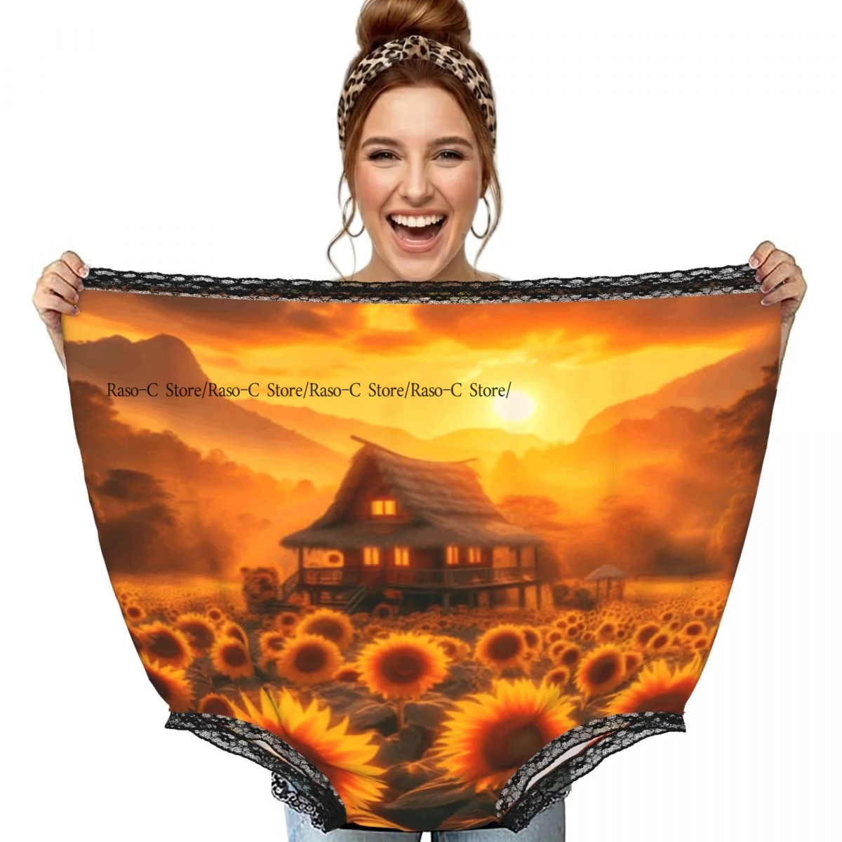 Funny Granny Underwear Beautiful Sunset Over Sunflower Field With Old House And Mountain Background Gag Gift Granny Panties
Funny Granny Underwear Beautiful Sunset Over Sunflower Field With Old House And Mountain Background Gag Gift Granny Panties