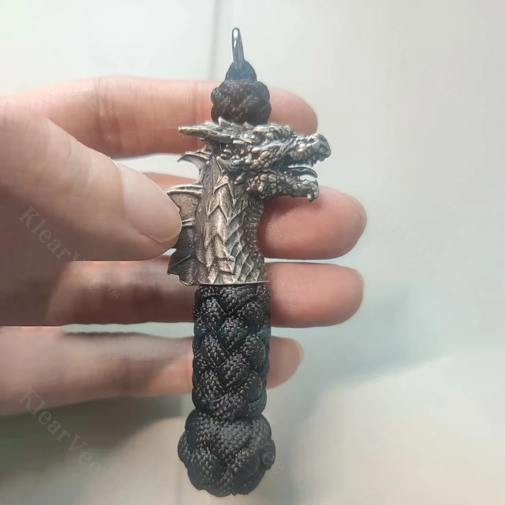 Brass Dragon Head Paracord Weaved Finished Knife Bead EDC Outdoor Tool Accessory DIY Keychain Pendant Backpack Charm
Brass Dragon Head Paracord Weaved Finished Knife Bead EDC Outdoor Tool Accessory DIY Keychain Pendant Backpack Charm