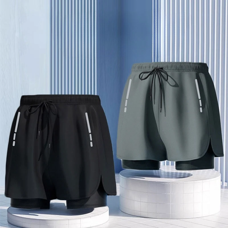 Summer Men 2-in-1 Running Shorts - Quick-Dry Double Deck Gym Fitness Shorts, Beach Pool Party Athletic Shorts
Summer Men 2-in-1 Running Shorts - Quick-Dry Double Deck Gym Fitness Shorts, Beach Pool Party Athletic Shorts